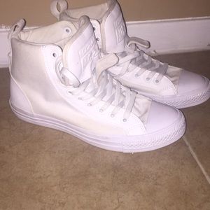 High top white converse